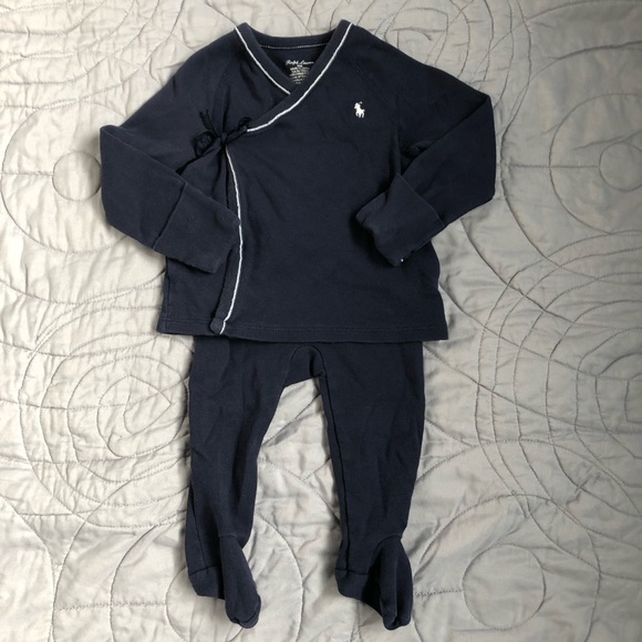 Ralph Lauren Baby Classic Soft Cotton Outfit - 9mo - Picture 1 of 3